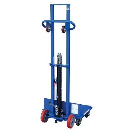 Vestil Steel Lift Load Lift w/Foot Pump, Swivel Casters, and Manual Floor Lock LLH-242056-4SFL